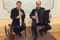 Exciting Scottish duo performing folk music from around the world